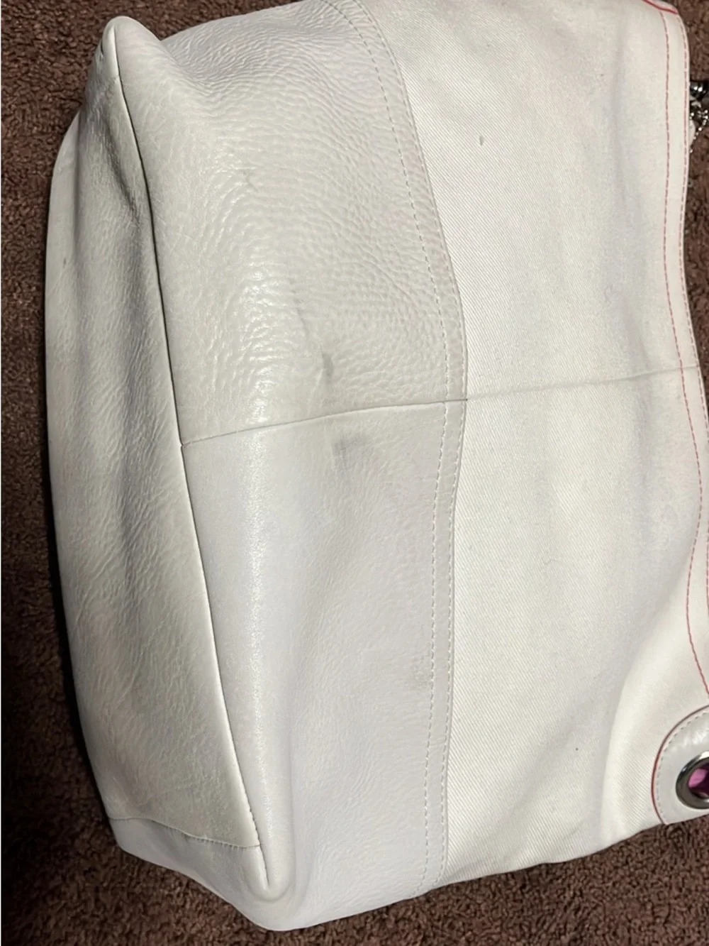 Coach Sonoma
Legacy leather Striped Strap
Handbag Tote white - Picture 6 of 7